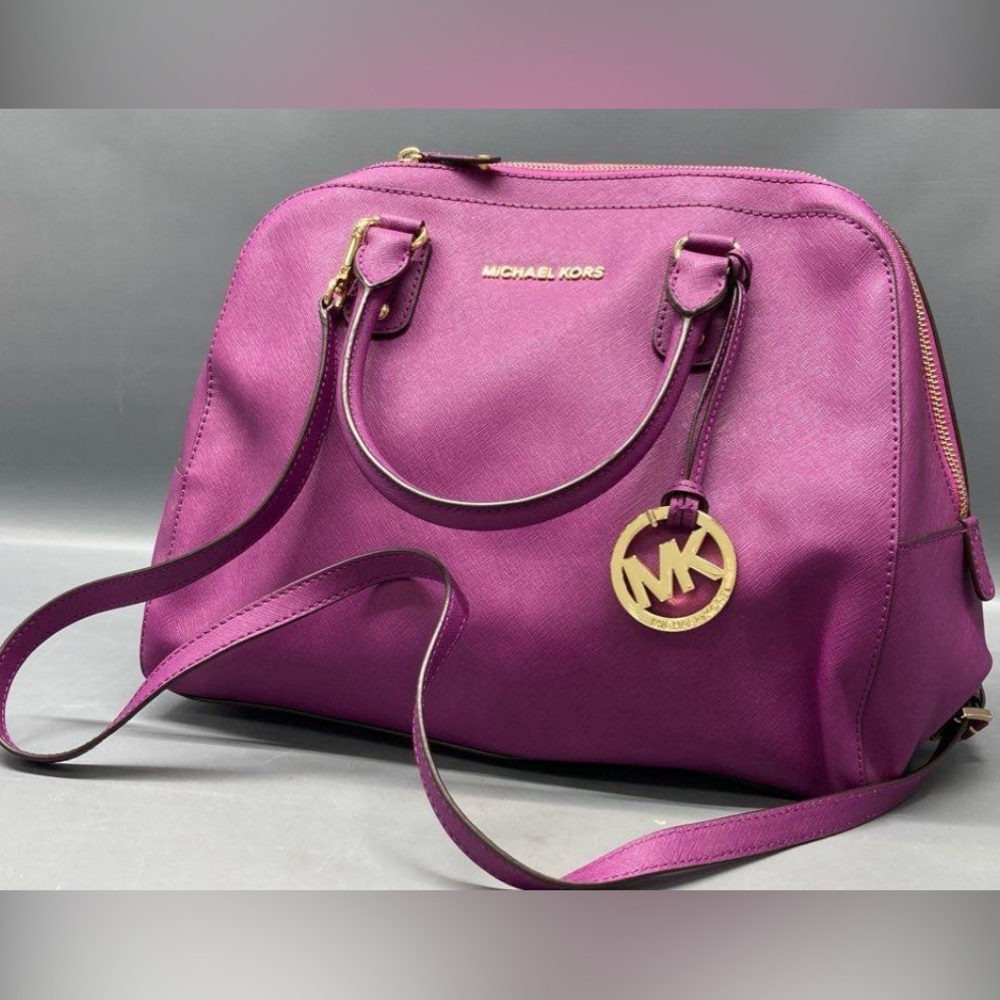 MICHAEL Michael Kors Purple Satchel Bag